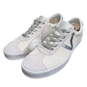 Vans Sport Low High Shine Sneakers Gray Blanc De Blanc Colorway Size W 11/M 9.5